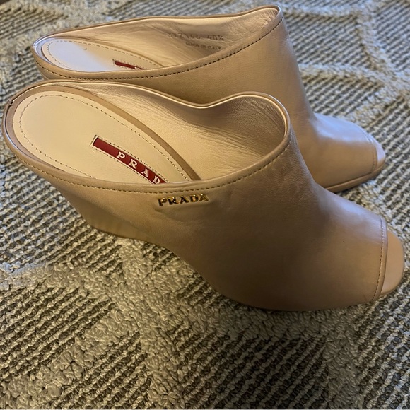 PRICE DROP!!! Prada wedge slip on sandal - Picture 6 of 7